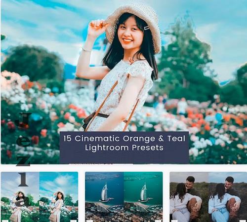 15 Cinematic Orange & Teal Lightroom Presets - GLXXXDS