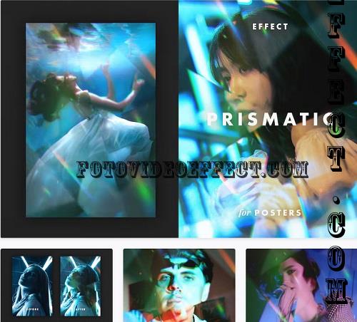 Prismatic Poster Photo Effect - 13417396