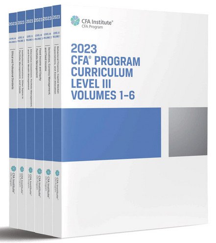 2023 CFA Program Curriculum Level III (Box Set: Volumes 1-6)