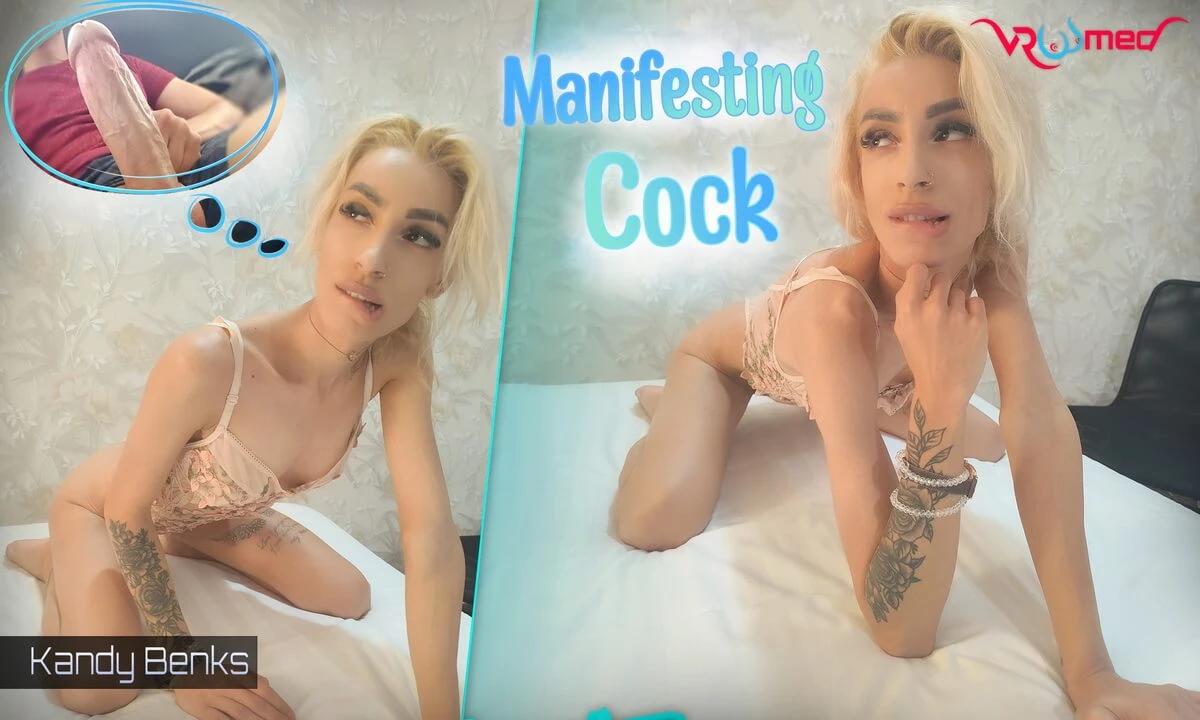 [VRoomed/SexLikeReal.com] Kandy Benks - Manifesting Cock [2022-11-09, VR, Blonde, Blowjob, Cowgirl, Cum In Mouth, Hardcore, Condom, Skinny, Small Tits, POV, Shaved Pussy, Face Pierced, SideBySide, 3072p, SiteRip] [Oculus Rift / Vive]
