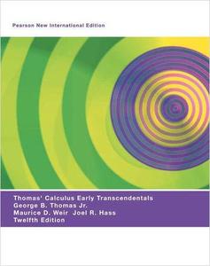 Thomas’ Calculus Early Transcendentals