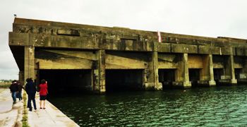 Charente Martime la Rochelle U-Boot-Bunker in La Pallice. Photos
