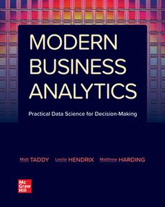 Modern Business Analytics Practical Data Science for Decision-making