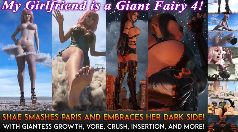 Redfired0g - My Girlfriend is a Giant Fairy 4 - Complete 3D Porn Comic