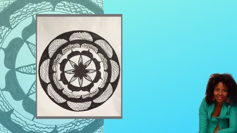Mini Mandala Tutorial-How to draw a Mandala (Beginner)