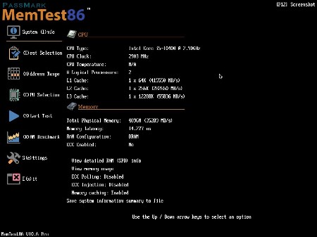 PassMark MemTest86 Pro 10.6 Build 1000 Multilingual