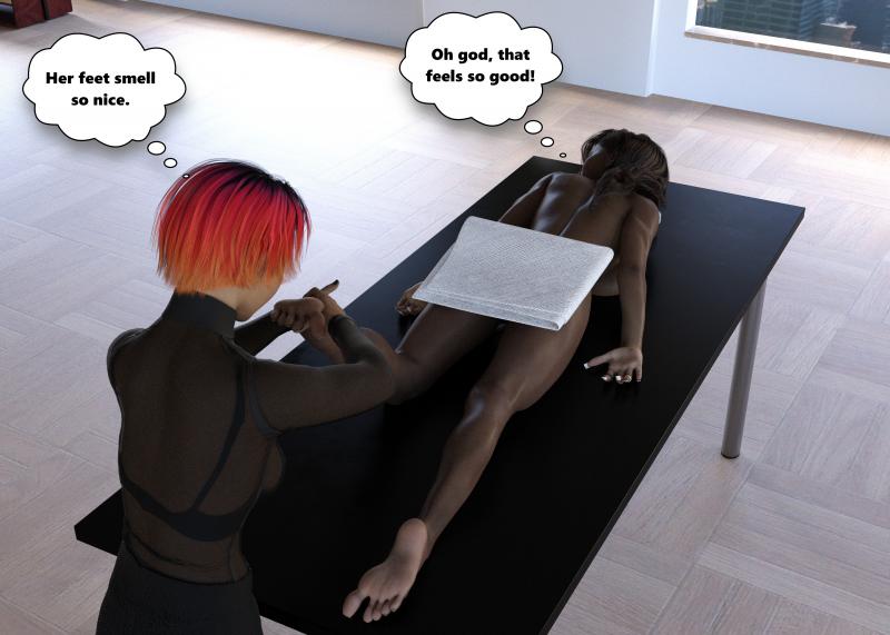Miasweetfeet - Massage and milking 3D Porn Comic