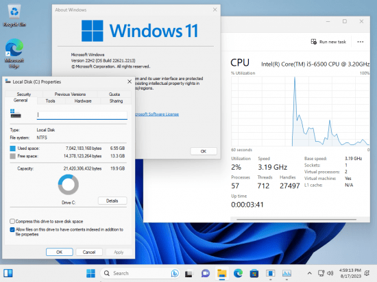 Windows 11 Pro 22H2 Build 22621.2213 6in1 By Phrankie