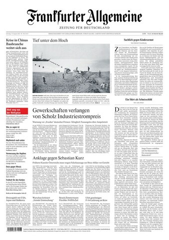 Frankfurter Allgemeine Zeitung - 19 August 2023