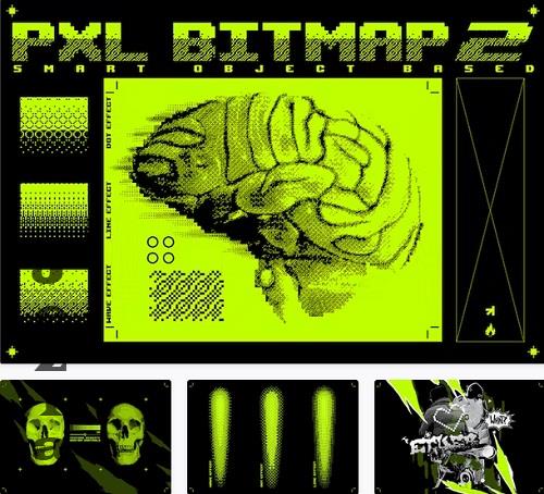 Pxl Bitmap 2 - Photoshop Effect - 42148068