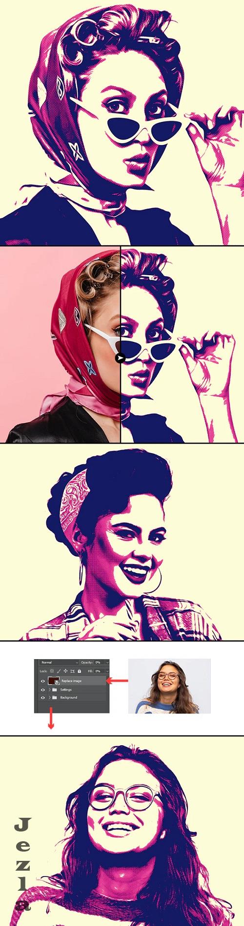 Pop Art Photo Effect - 47452542