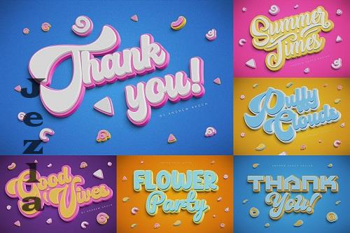 Double 3D Text Effects - 35804291