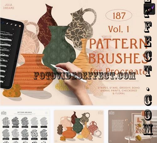 Pattern Brushes For Procreate Vol 1 - 16523055