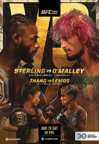 Смешанные единоборства. ММА. UFC 292: Стерлинг - О`Мэлли. Prelims & Main Card [19.08] (2023) HDTV 1080i