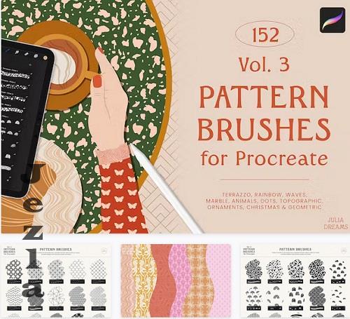Pattern Brushes For Procreate Vol 3 - 26703114