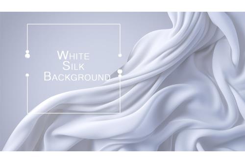 White Silk Background vol 2