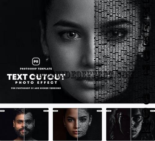 Text Cutout Photo Effect - LKAB4N7