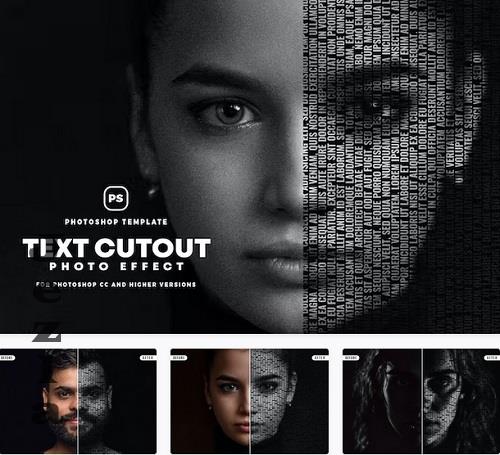 Text Cutout Photo Effect - LKAB4N7