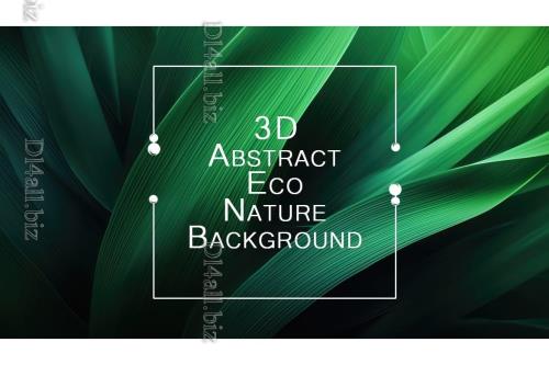 3D Abstract Eco Nature Background vol 2