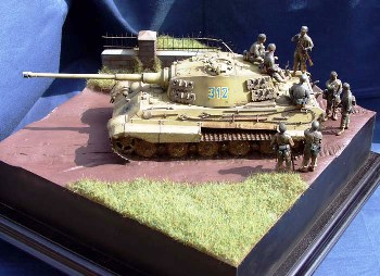 King Tiger. Diorama. Photos