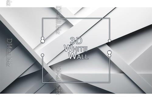 3D White Wall