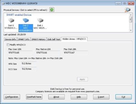 Passmark DiskCheckup 3.5 Build 1004