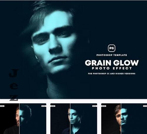 Grain Glow Photo Effect - 64W5B3C