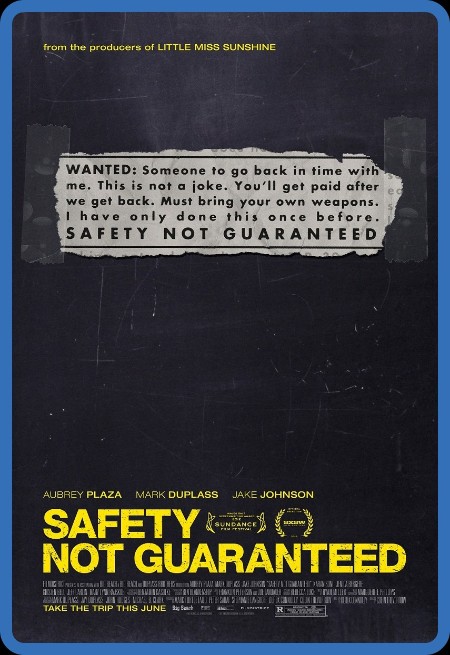 Safety Not Guaranteed 2012 1080p BluRay x265-RARBG 9d3b28d0d37034d49d817df240e2ab7e