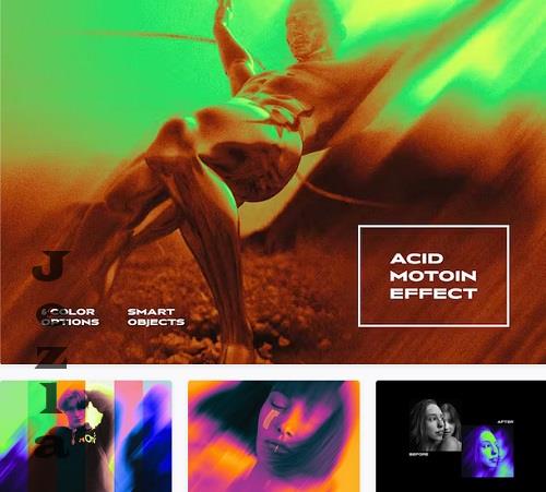 Acid Motion Photo Effect - 42148184
