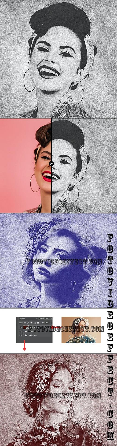 Sketch Photo Effect - 47452418