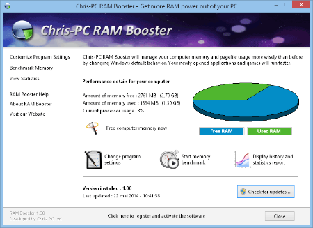 Chris-PC RAM Booster 7.08.22