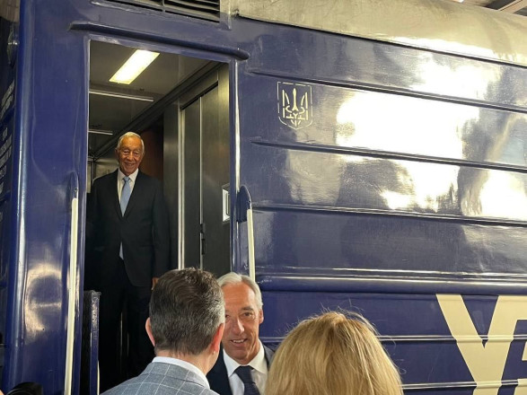 Президент Португалии впервинку приехал в Украину
