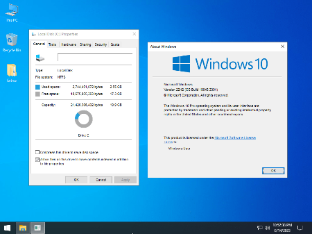 Windows 10 22H2 Build 19045.3391 Gaming OS en-US ESD August 2023 98c709178d9ded9611dd9952569f406c