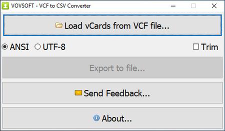 VovSoft VCF to CSV Converter 4.1.0 Multilingual