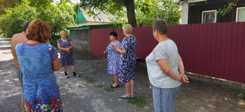 Сход граждан с главой Рассыпнянской поселковой администрации