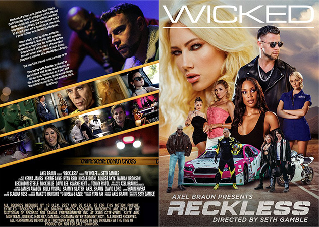 Reckless (Seth Gamble, Wicked Pictures) [2023 г., All Sex, HDRip, 1080p] (Kenna James, Kenzie Anne, Nicole Doshi, Ivy Wolfe, Ryan Reid) (Split Scenes)