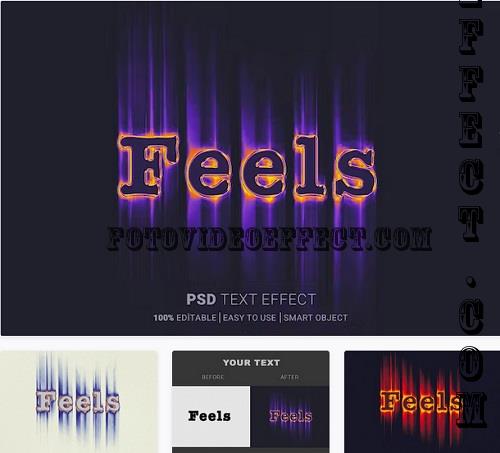 Feels Glowing Editable Text Effect - SNUU6V6