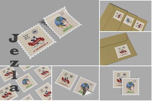 Postage Stamp Mockup - 41151387