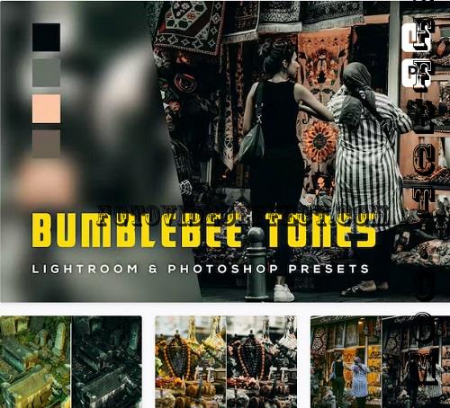 6 Bumblebee tones Lightroom and Photoshop Presets - TN9YSQW