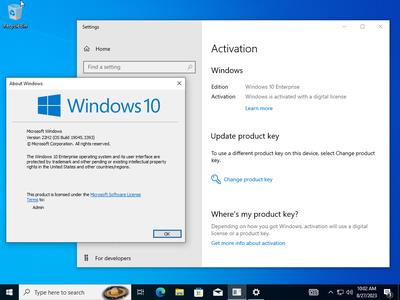 Windows 10 Enterprise 22H2 build 19045.3393 Preactivated Multilingual (x64) 