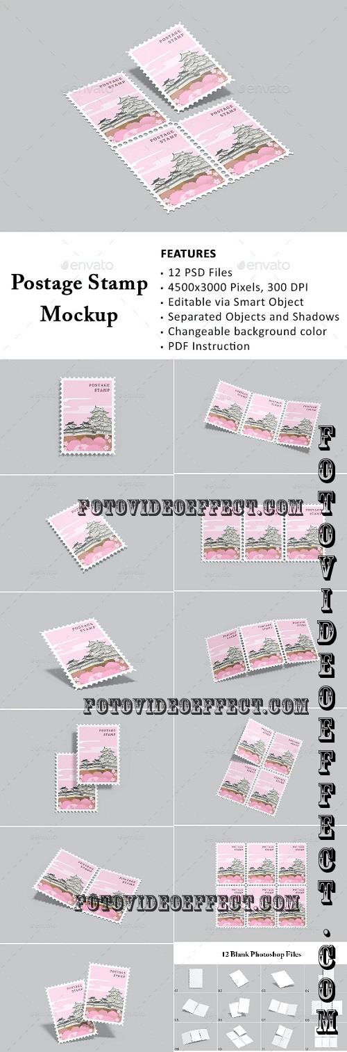 Postage Stamp Mockup - 45809575