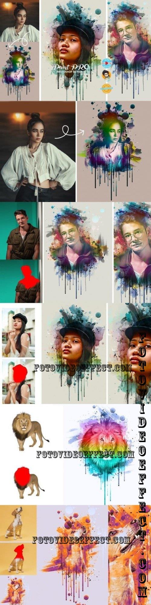 Professional Portrait Paint Effect - 6837254