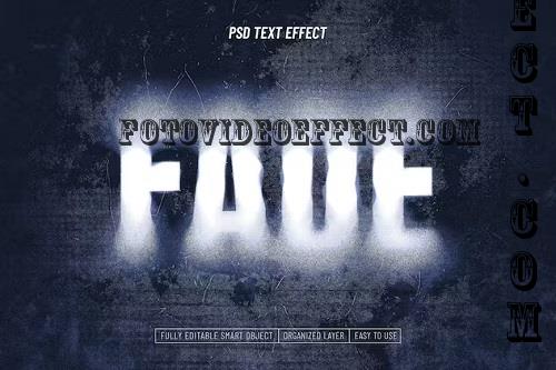 Fade Texture Photoshop Text Effect - XY9CZCG