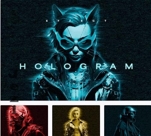 Hologram Photo Effect - 42174426