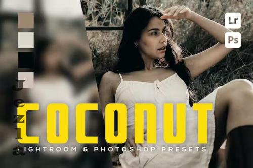 6 Coconut Lightroom and Photoshop Presets - LC8LXG2