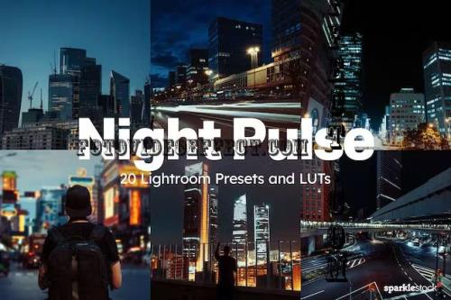 20 Night Pulse LUTs & Lightroom Presets - 42180725