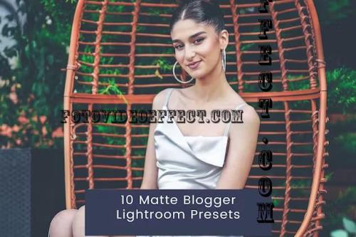 10 Matte Blogger Lightroom Presets - YNFSQJL