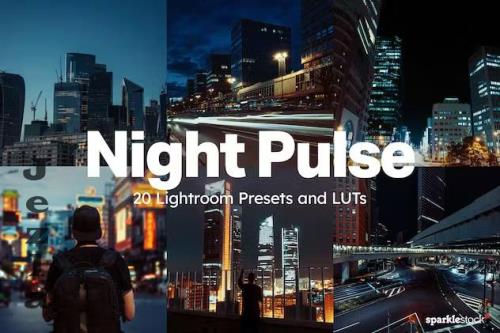 20 Night Pulse LUTs & Lightroom Presets - 42180725