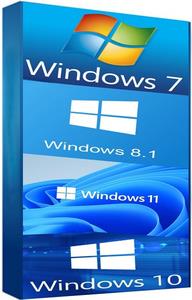 Windows All (7, 8.1, 10, 11) All Editions With Updates AIO 52in1 August 2023 Preactivated (x64) 