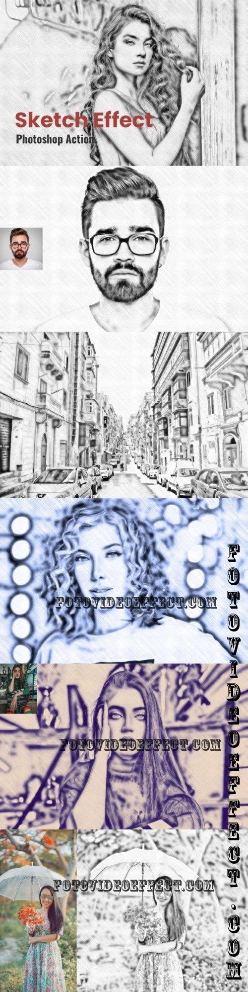 Sketch Photoshop Action - 10214604